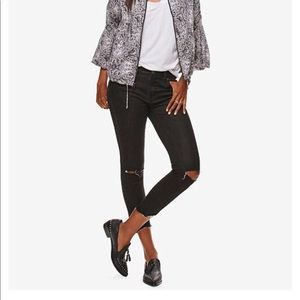 Free People ripped skinny jean